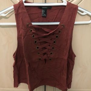 Forever 21 sleeveless crop top